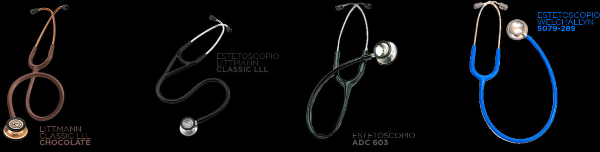 Varietyof Stethoscopes