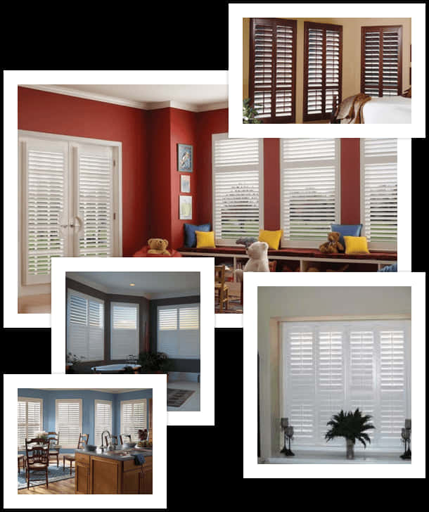 Varietyof Window Treatments Collage