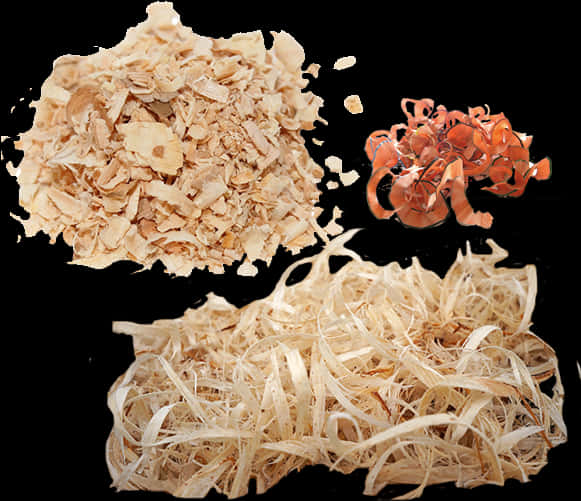 Varietyof Wood Shavings