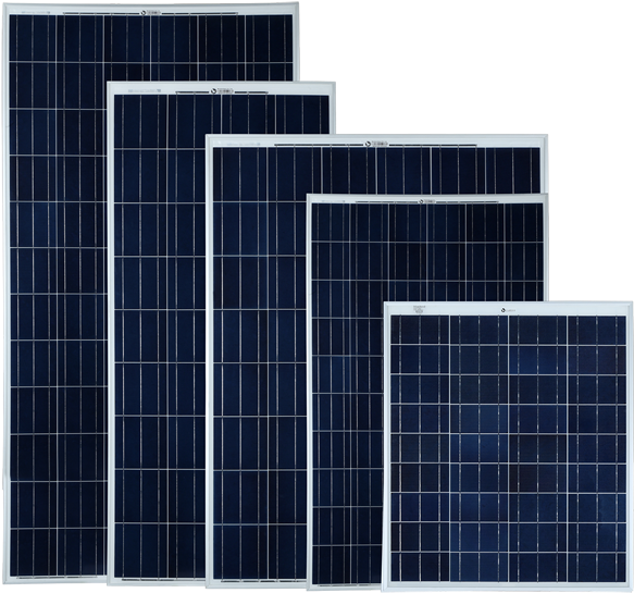 Various Sized Solar Panels Arrangement