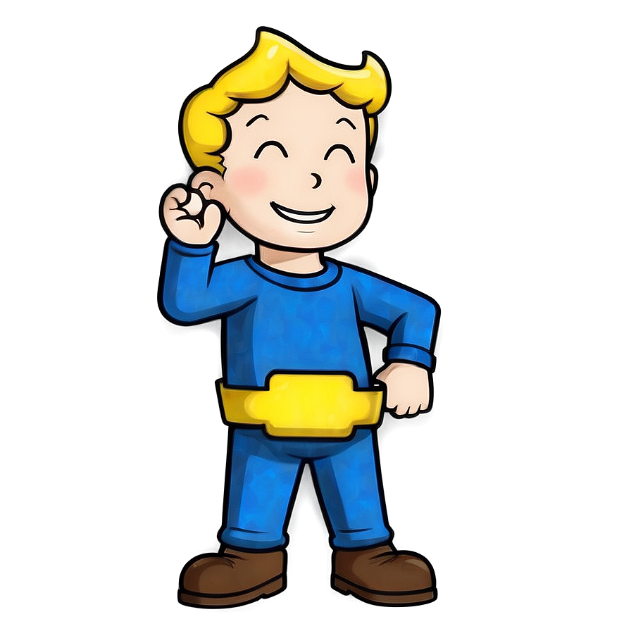 Vault Boy Charismatic Smile Png Sxf