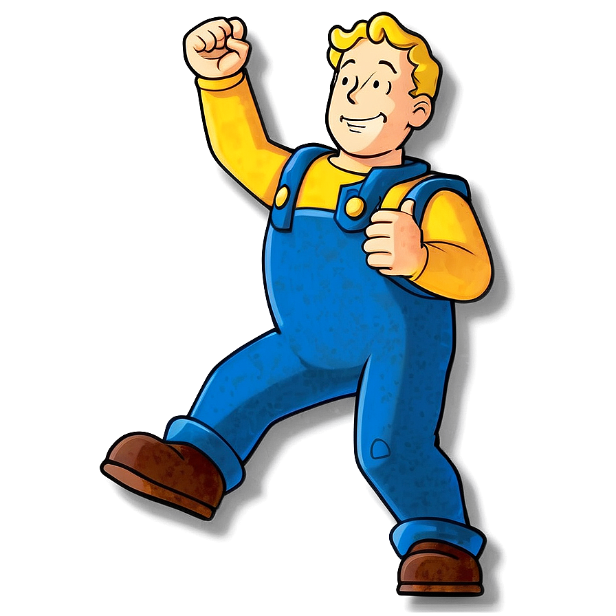 Vault Boy Illustration Png 06202024