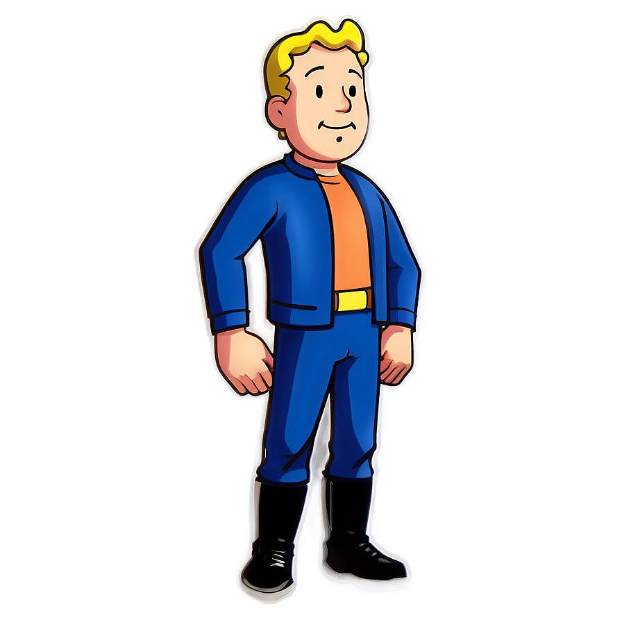 Vault Boy Unique Design Png Lgo33