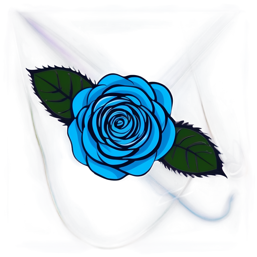 Vector Blue Rose Png 06202024