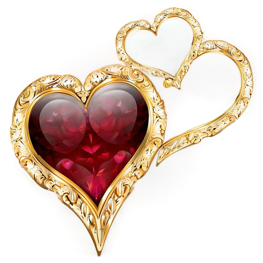 Vector Heart Frame Png 06132024