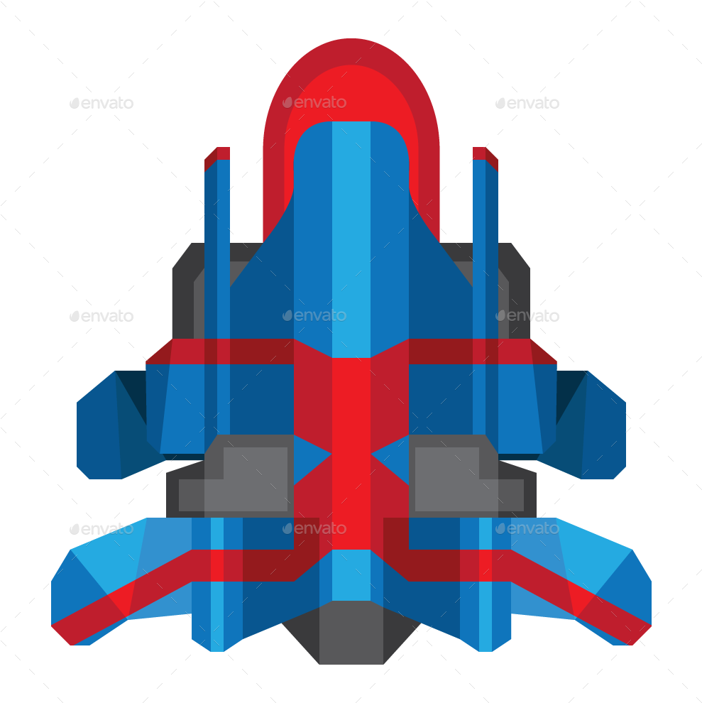 Vector Spaceship Sprite, HD Png Download PNG with transparent background