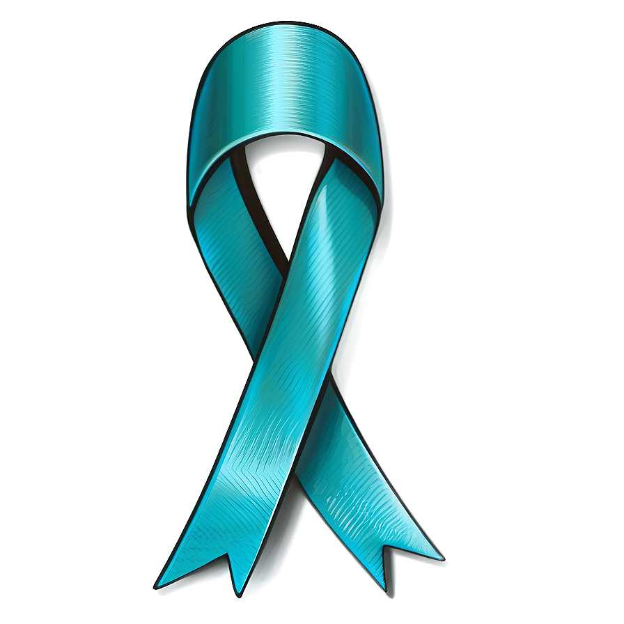 Vector Teal Ribbon Clipart Png Tqw45