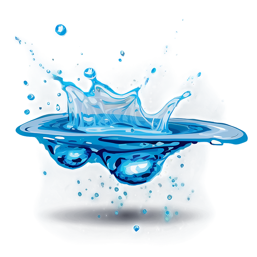 Vector Water Splash PNG 79 PNG with transparent background