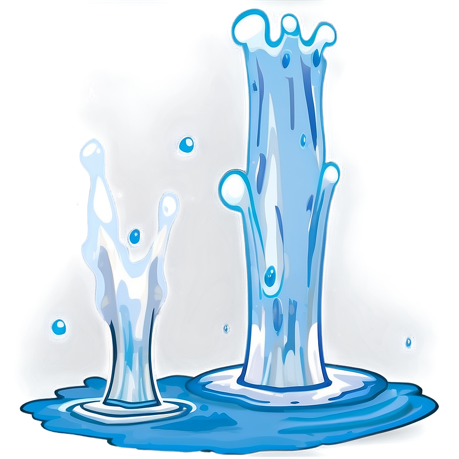 Vector Water Splash PNG cyv25 PNG with transparent background