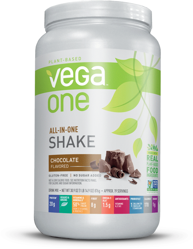 Vega One Chocolate Flavored Plant Based Protein Shake