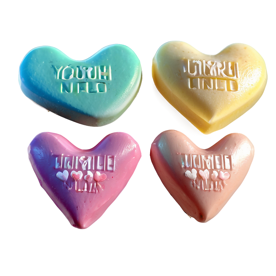 Vegan Candy Hearts Png Fyl