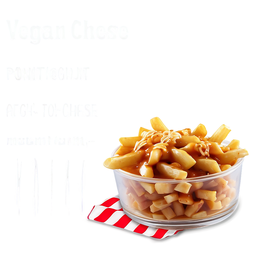 Vegan Cheese Poutine Delight Png Jfl