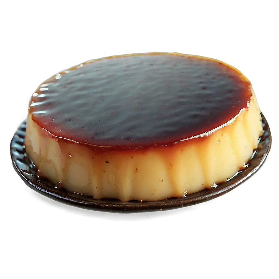 Vegan Dairy-Free Flan Recipe PNG 06132024 PNG with transparent background