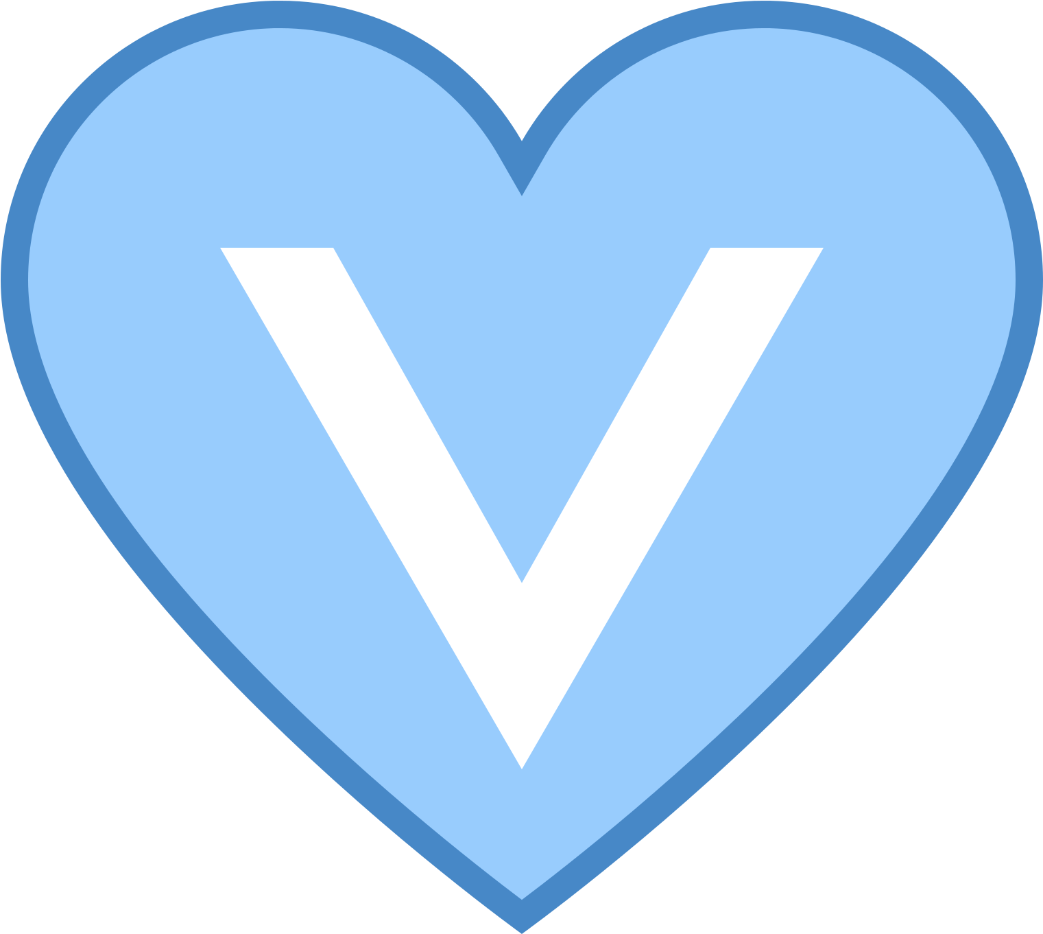 Vegan Symbol Png - Heart, Transparent Png PNG with transparent background