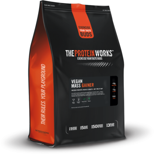 Protein Works Vegan Mass Gainer, HD Png Download PNG with transparent background