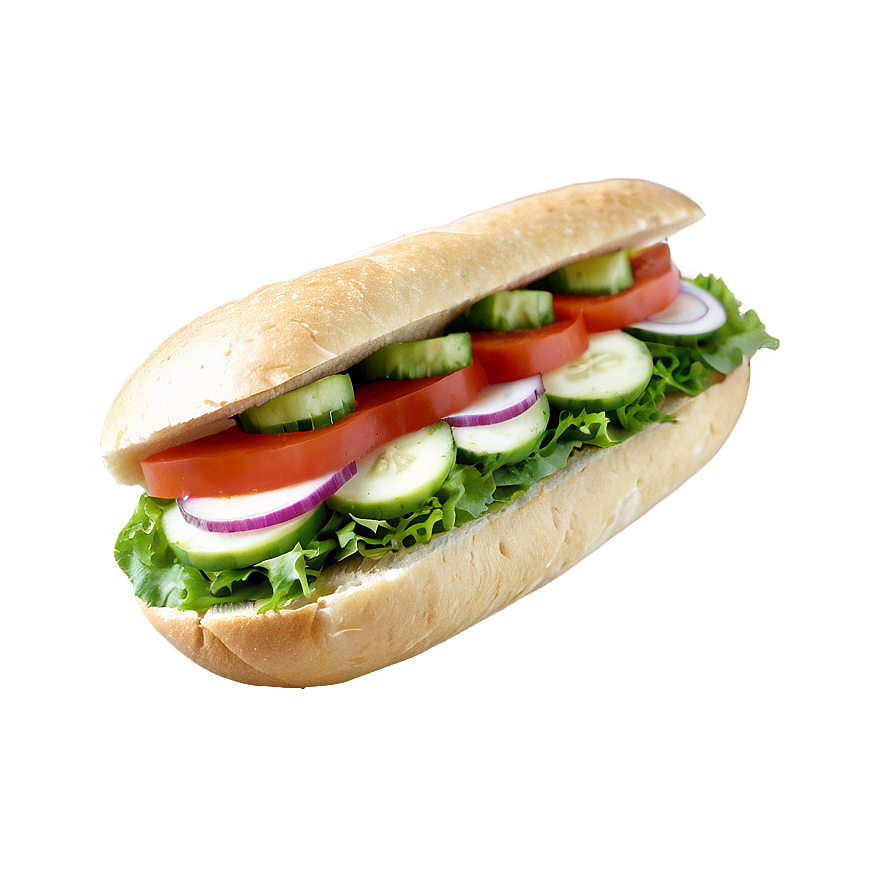 Vegan Sub Sandwich Png Qet