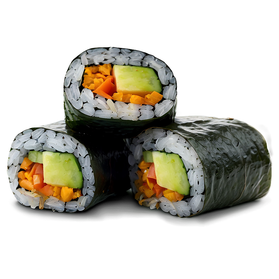 Vegan Sushi Roll Png 06282024