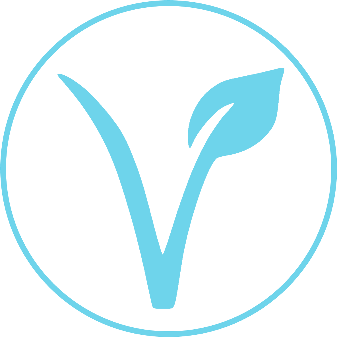 Vegan Symbol Logo