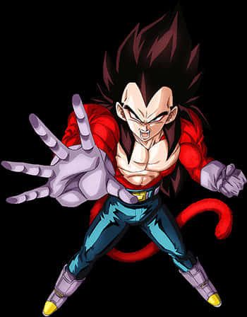Vegeta Power Stance PNG with transparent background