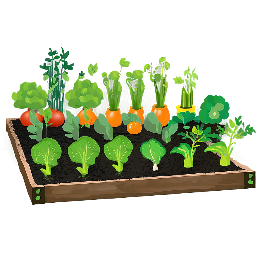 Vegetable Garden Planning PNG 06112024 PNG with transparent background
