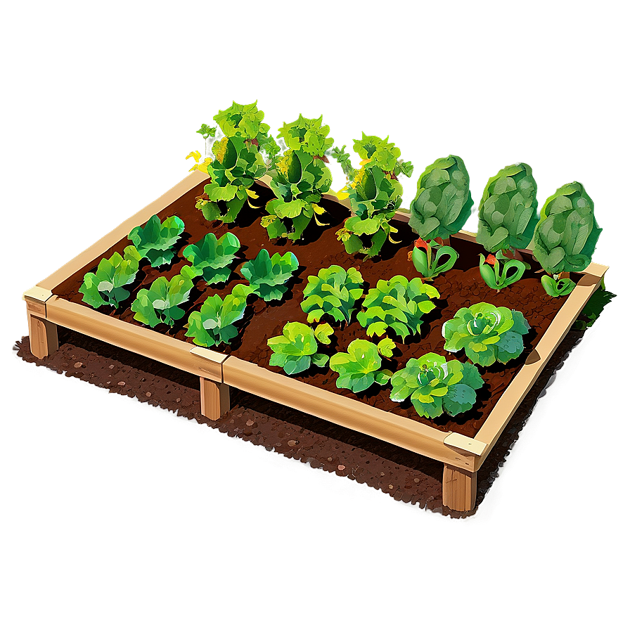 Vegetable Garden Planning PNG wij42 PNG with transparent background