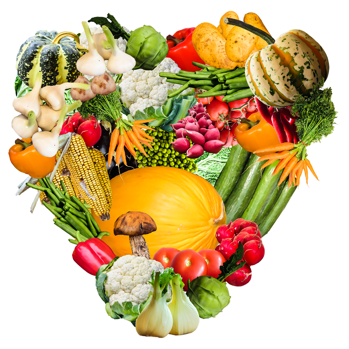 Vegetable Heart Healthy Food Concept