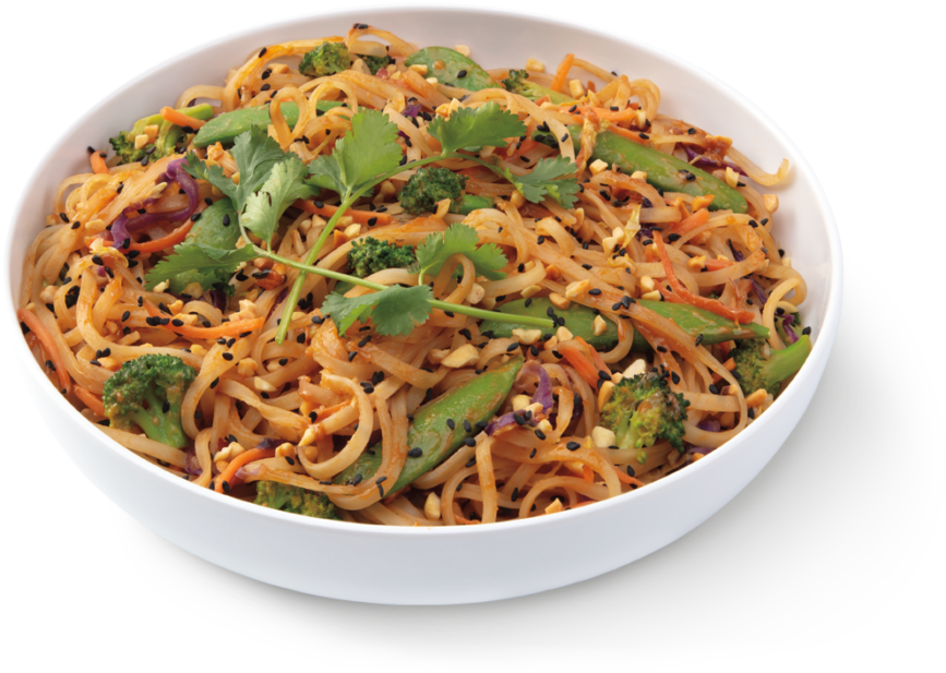 Spicy Peanut Saut Noodles World Kitchen - Noodles And Co Spicy Peanut Saute, HD Png Download PNG with transparent background