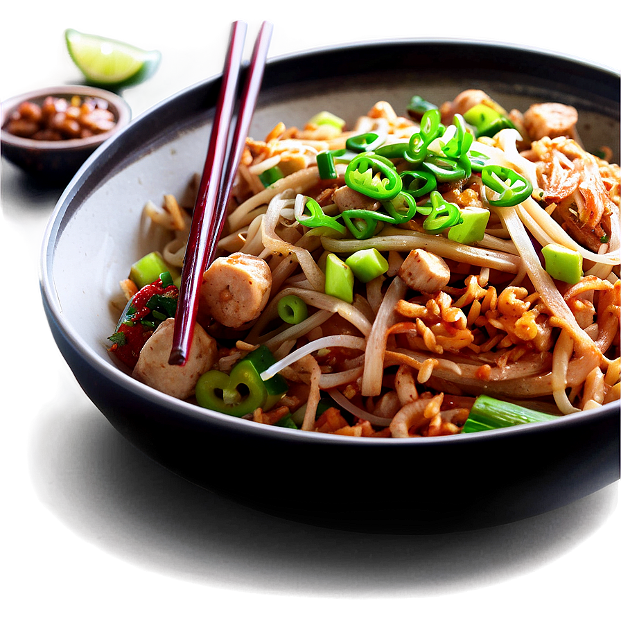 Vegetarian Pad Thai Feast Png Nip