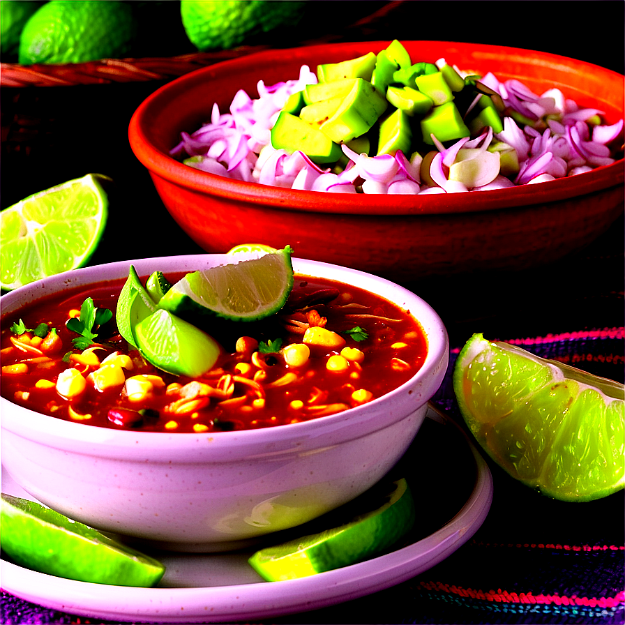 Vegetarian Pozole Feast Png Qrf88