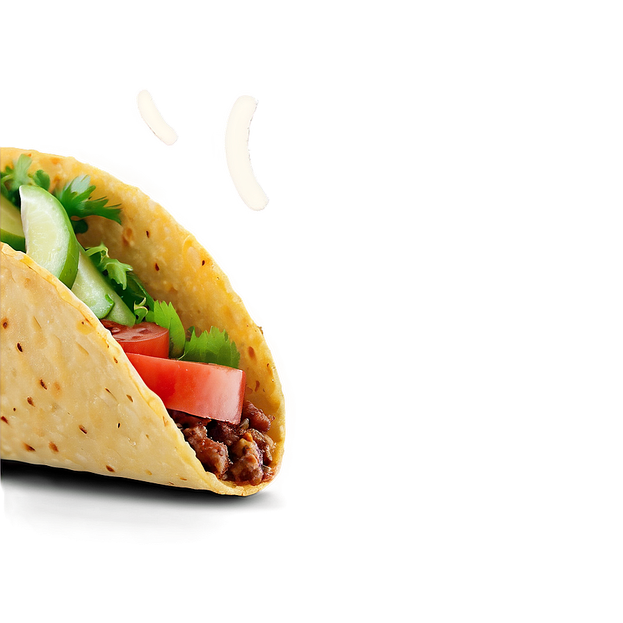 Vegetarian Taco PNG bdh89 PNG with transparent background