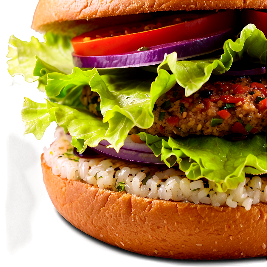 Veggie Burger PNG bcu PNG with transparent background
