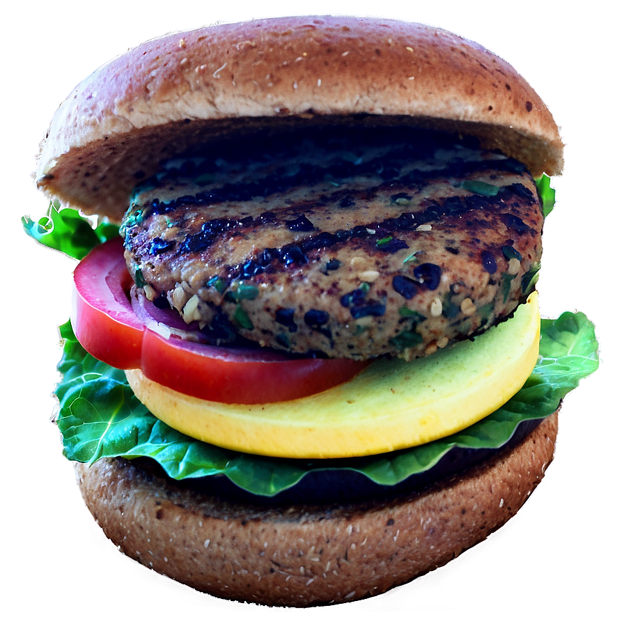 Veggie Burger PNG opv24 PNG with transparent background