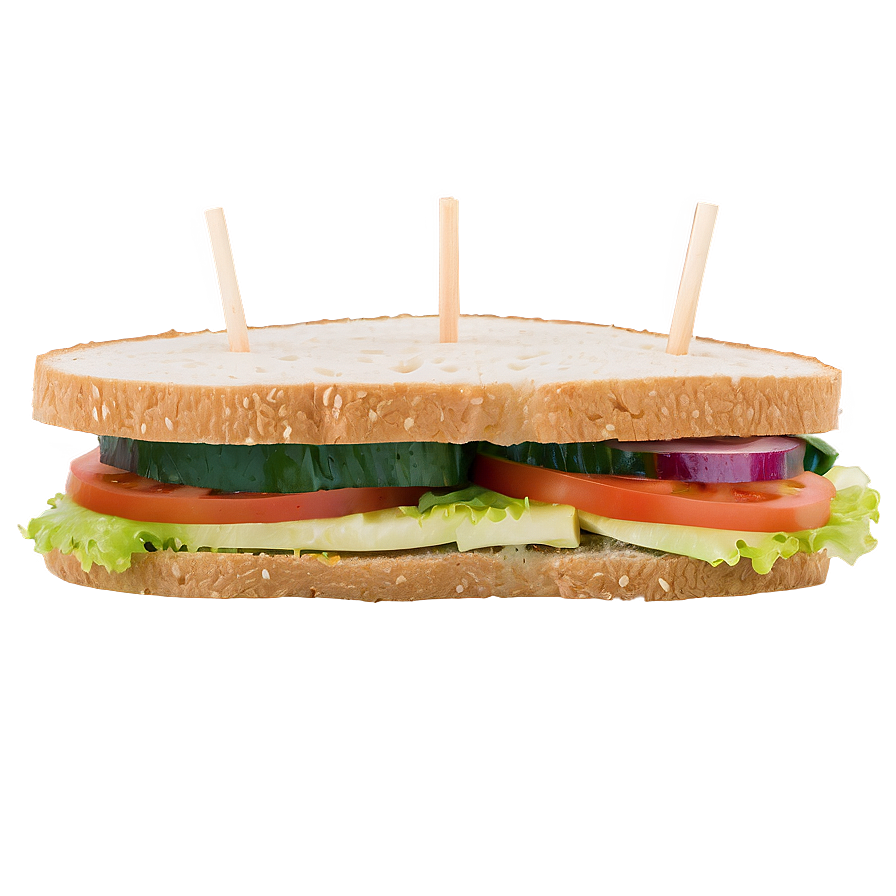 Veggie Delight Sandwich PNG 90 PNG image with a transparent background, free high-resolution download