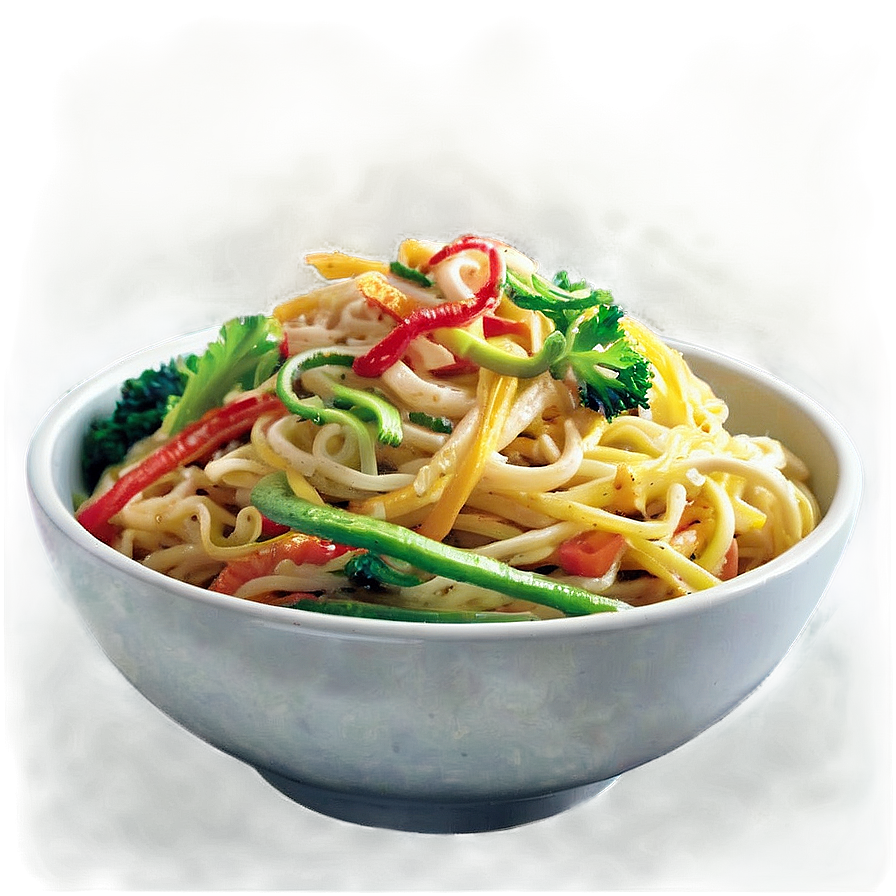 Veggie Noodles Bowl Png 5