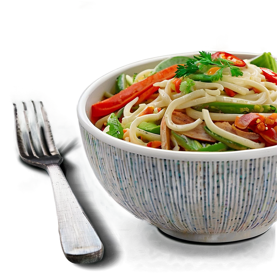 Veggie Noodles Bowl PNG vor PNG image with a transparent background, free high-resolution download