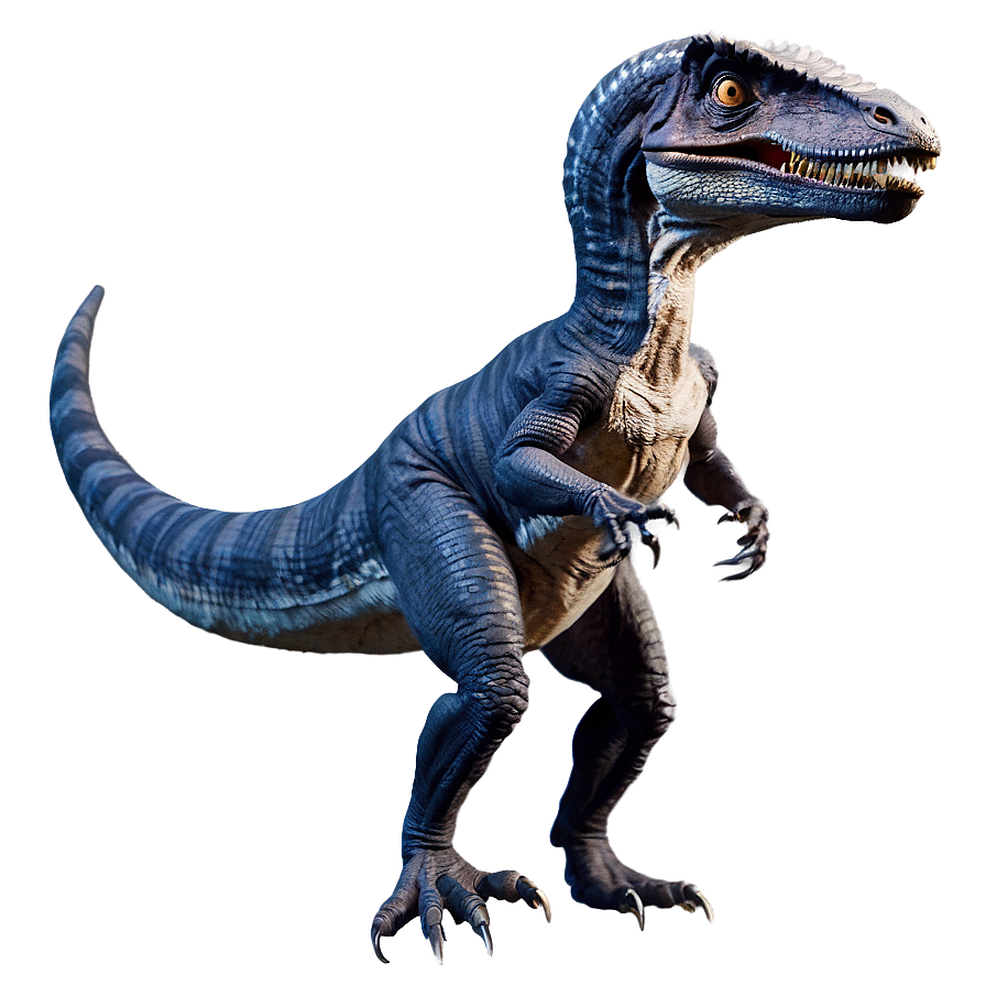 Velociraptor In Action Pose Png Bis