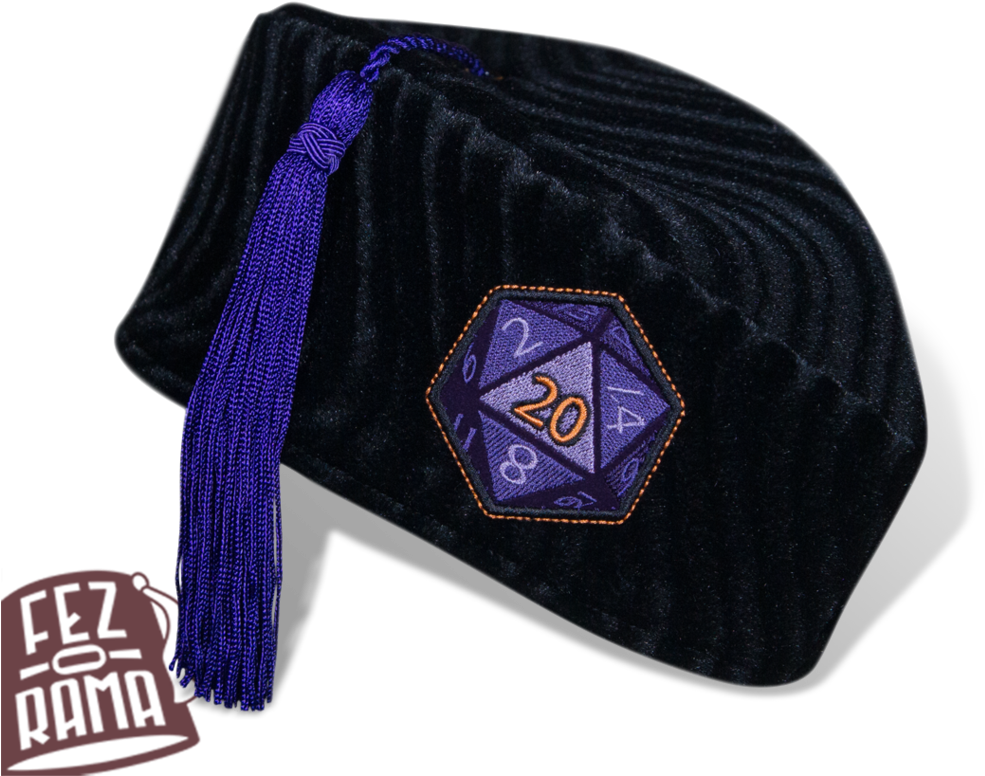 Velvet Gaming Fez Hat