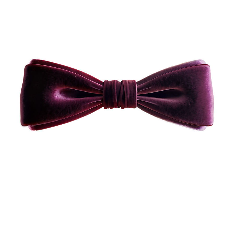 Velvet Red Bow Png Dkl31