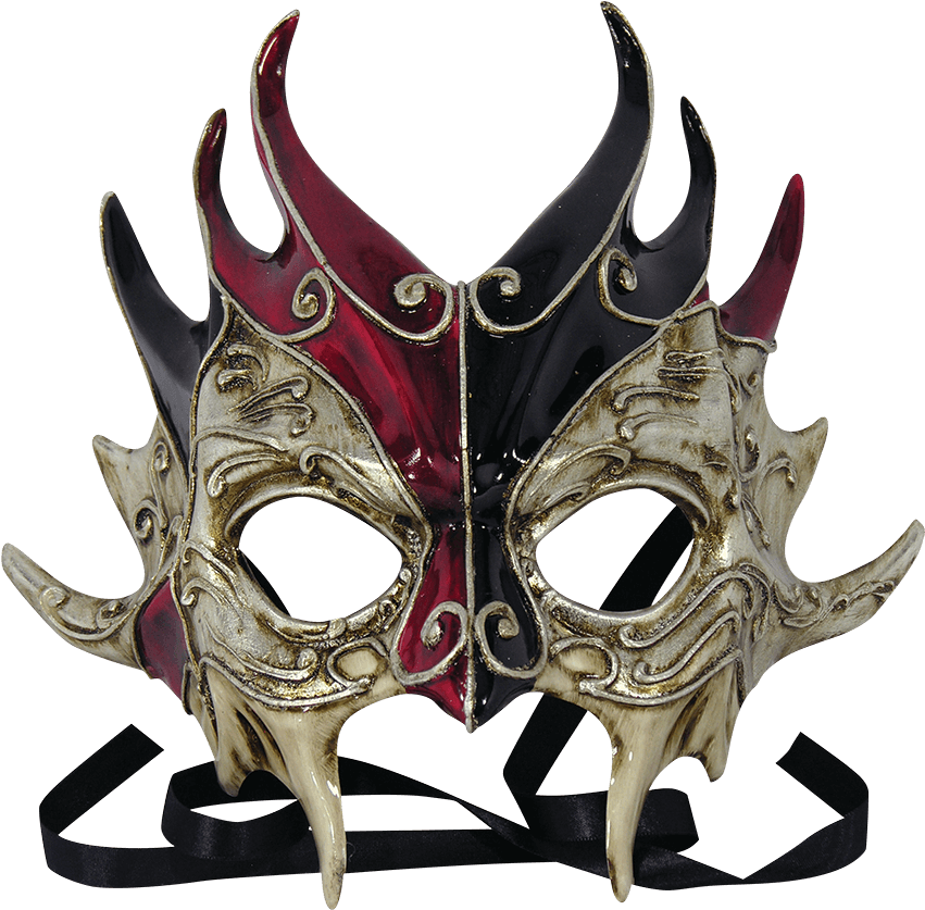 Venetian Fiend Masquerade Mask - Medieval Mask, HD Png Download PNG with transparent background