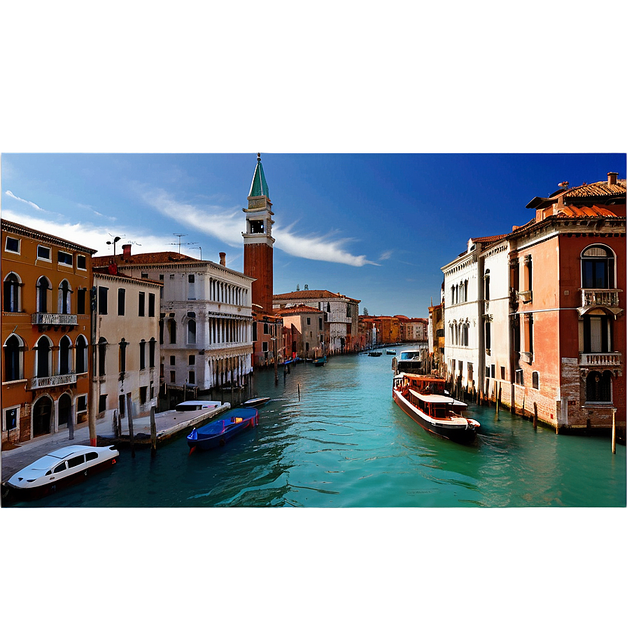 Venice Italy Canal PNG sur PNG with transparent background