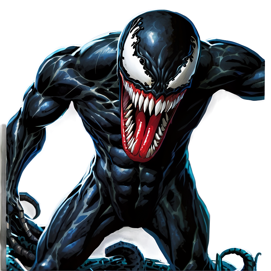 Venom Full Body Shot PNG xvr96 PNG with transparent background
