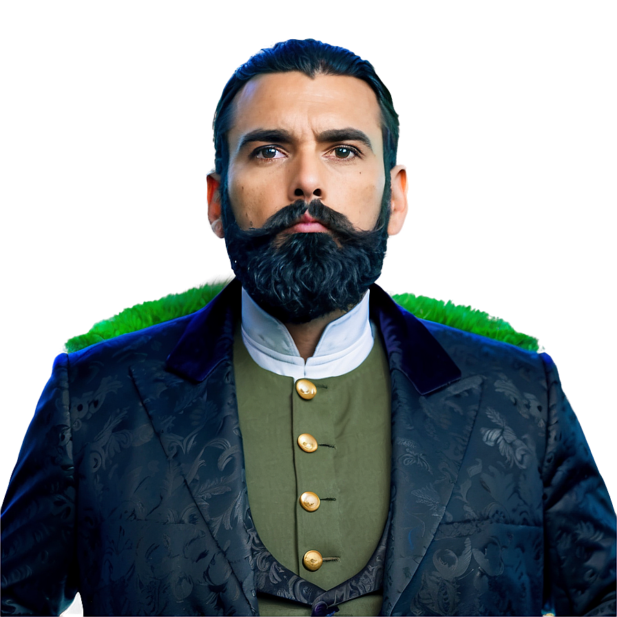 Verdi Beard Look PNG 05042024 PNG image with a transparent background, free high-resolution download