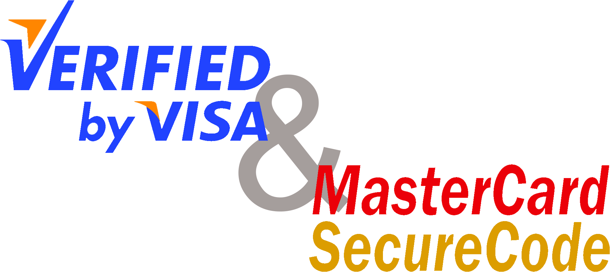 Verifiedby Visaand Master Card Secure Code Logos