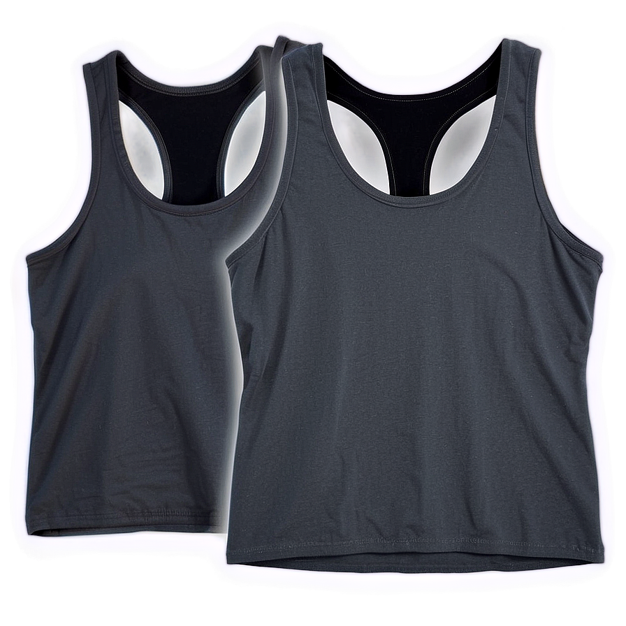 Versatile Black Tank Top Png 39