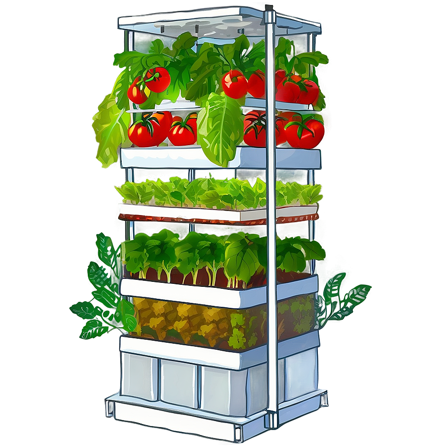 Vertical Farm Vegetables Png Xat