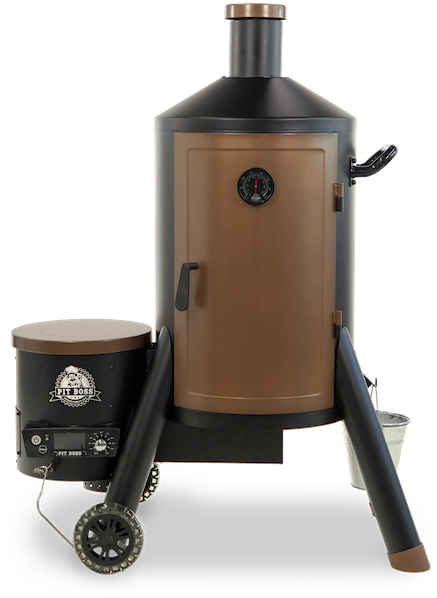 Vertical Pellet Smoker Brown