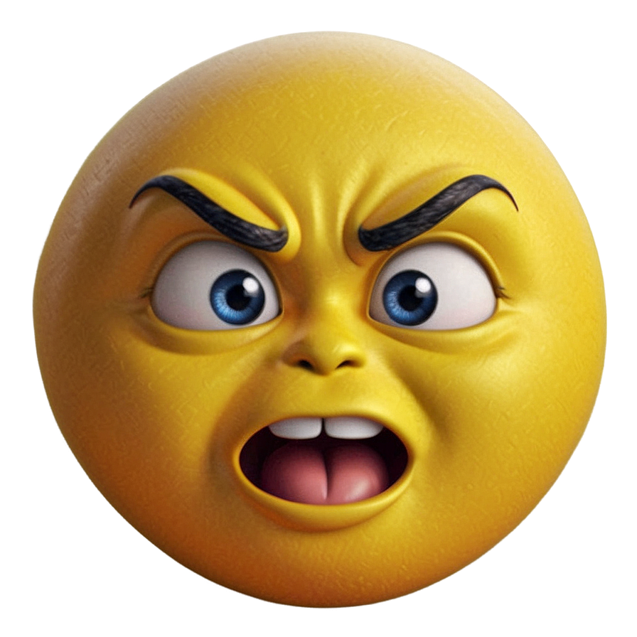 Very Angry Emoji Png 67