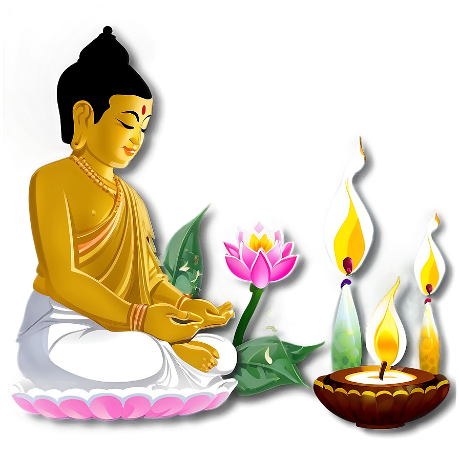 Vesak Day Celebration PNG mgt32 PNG with transparent background