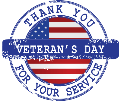 Veterans Day Appreciation Seal