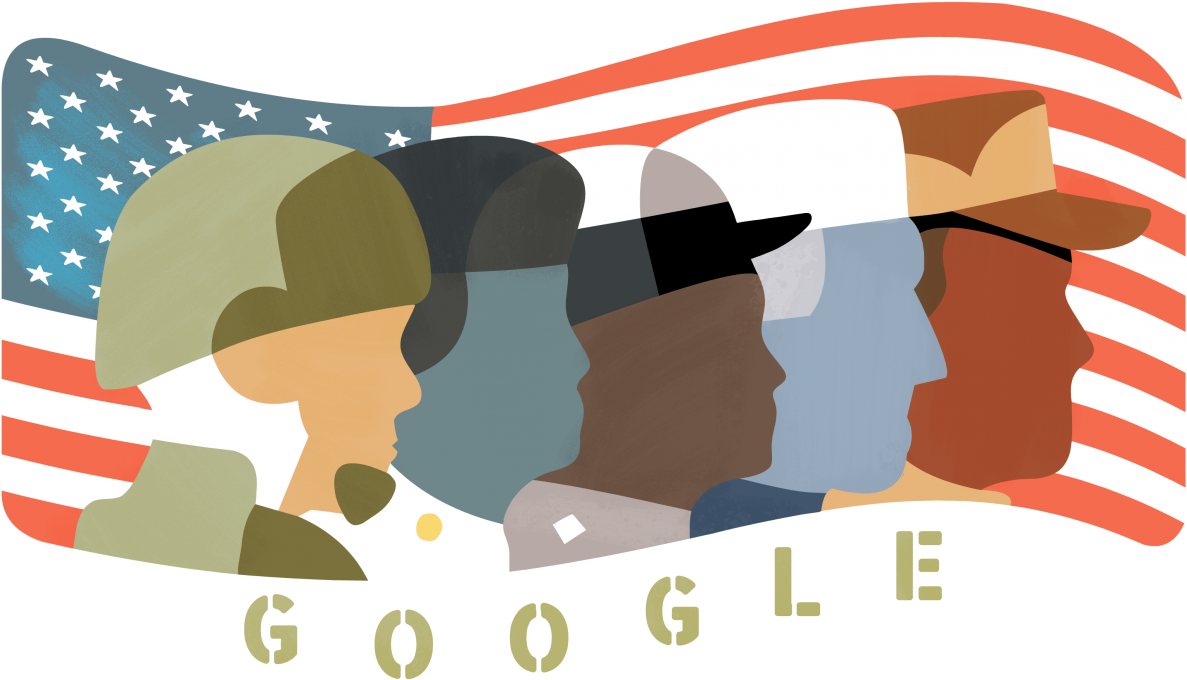 Transparent Veterans Day Png - Veterans Day 2018 Google Doodle, Png Download PNG with transparent background